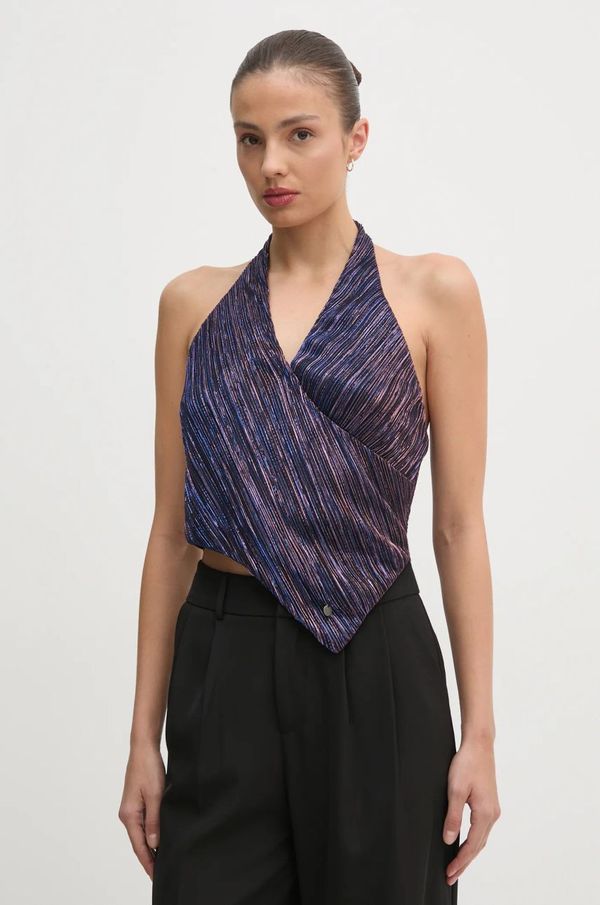 Pepe Jeans Top Pepe Jeans ANNIE boja: tamno plava, s uzorkom, PL304965