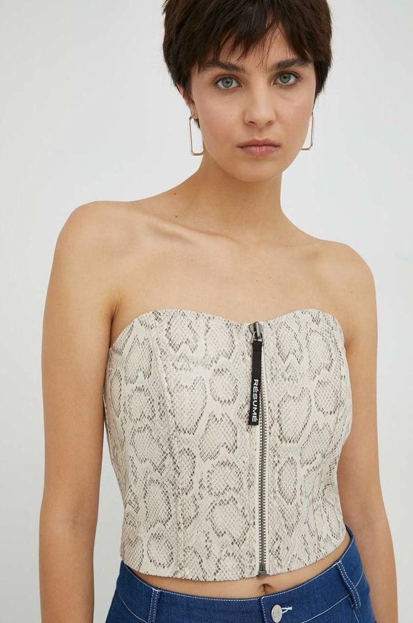 Resume Top Résumé za žene, boja: bež