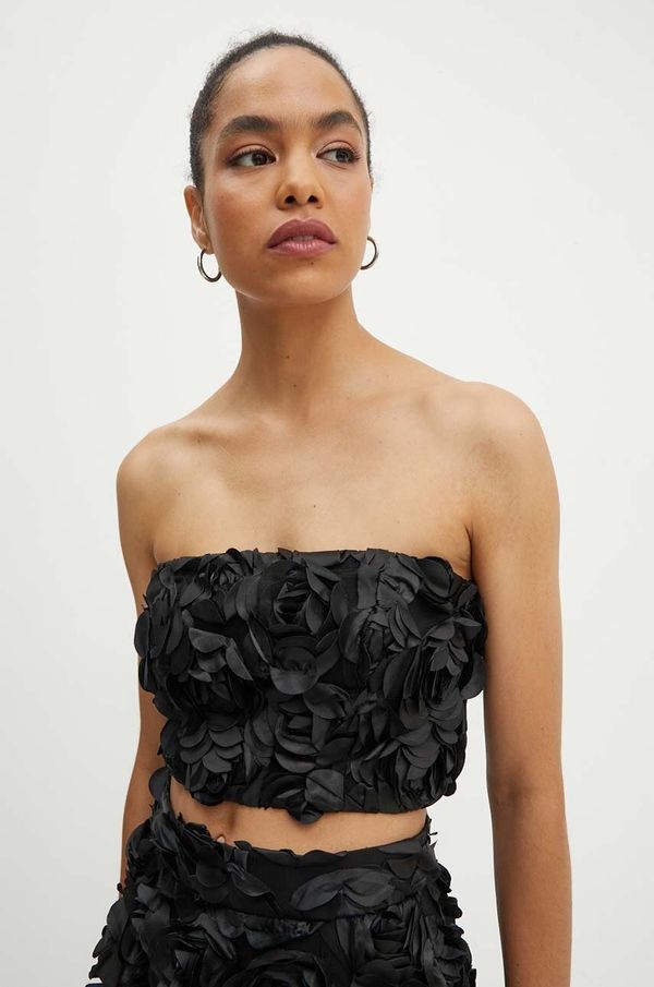 Rotate Top Rotate Cropped Top boja: crna, bez uzorka, 112949100