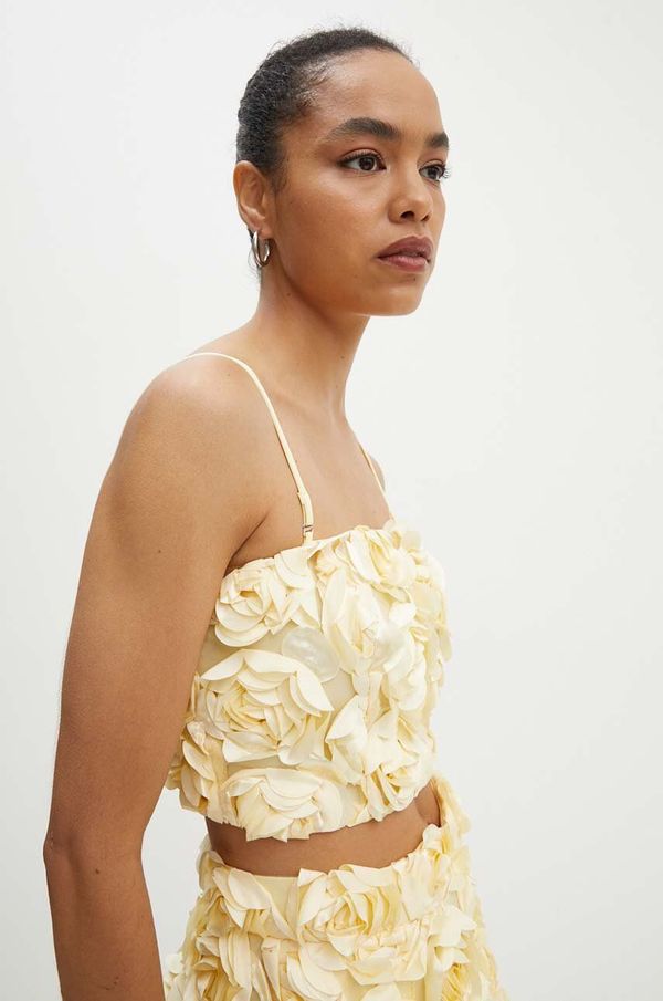 Rotate Top Rotate Cropped Top boja: žuta, cvjetni uzorak, 1129491895