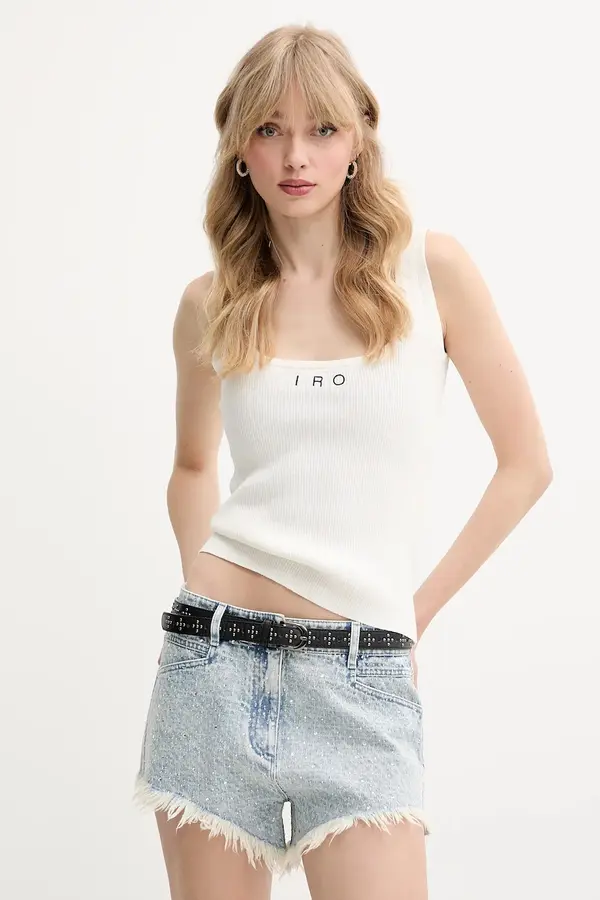 IRO Top s dodatkom lana IRO