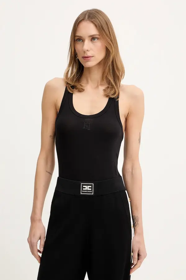Elisabetta Franchi Top s dodatkom vune Elisabetta Franchi
