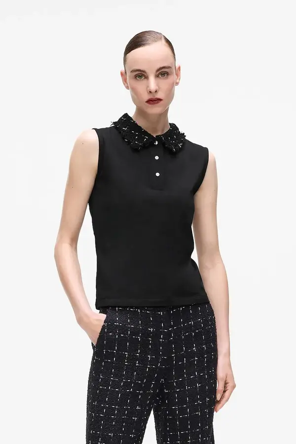 Karl Lagerfeld Top s dodatkom vune Karl Lagerfeld