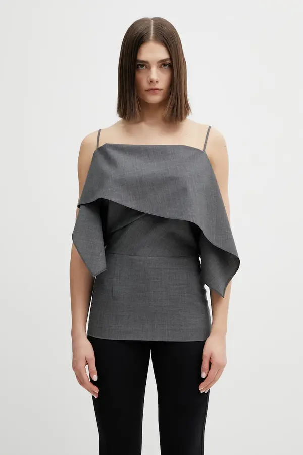 MM6 Maison Margiela Top s dodatkom vune MM6 Maison Margiela