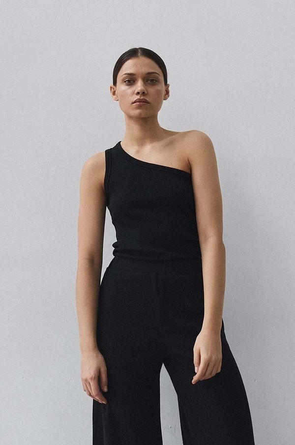 Muuv. Top s dodatkom vune MUUV. SUIS boja: crna, cold shoulder