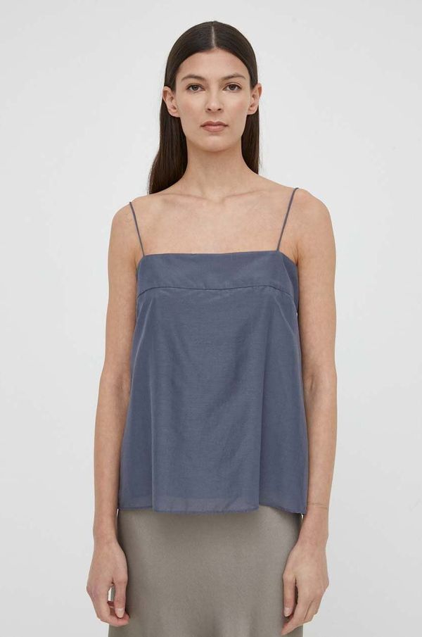 Lovechild Top s primjesom svije Lovechild boja: tamno plava, bez uzorka