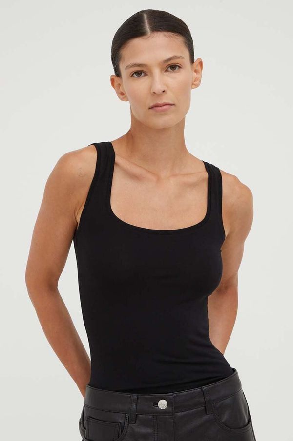 Samsoe Samsoe Top Samsoe Samsoe za žene, boja: crna