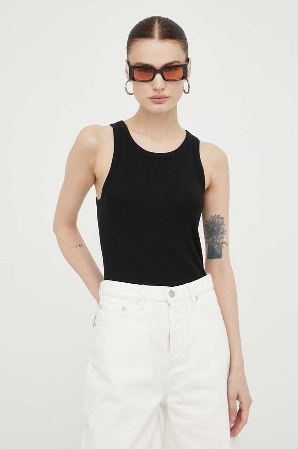 Samsoe Samsoe Top Samsoe Samsoe za žene, boja: crna