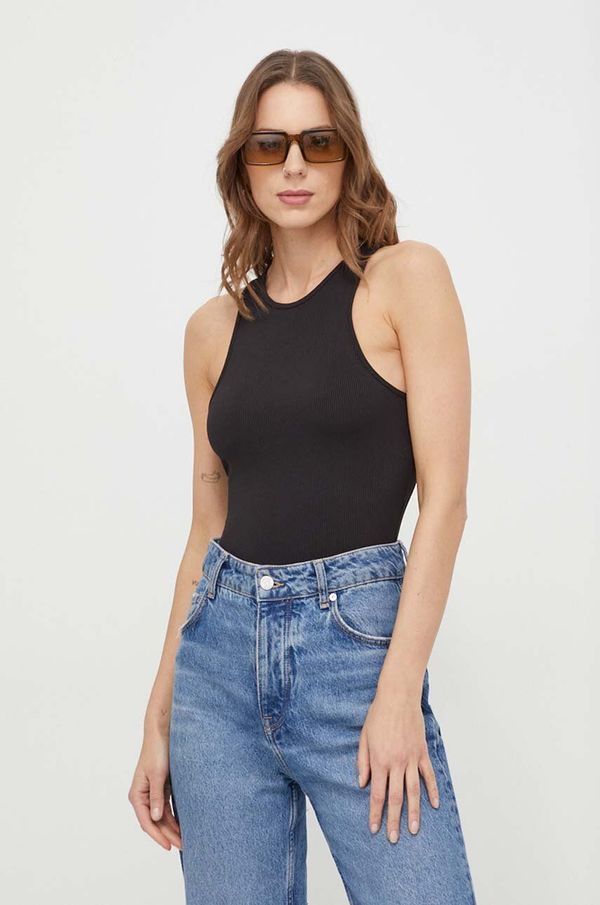 Silvian Heach Top Silvian Heach za žene, boja: crna