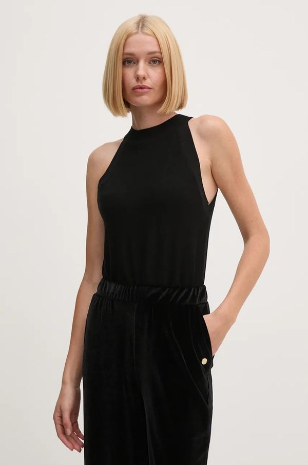 Sisley Top Sisley za žene, boja: crna, 17Q3MH00D