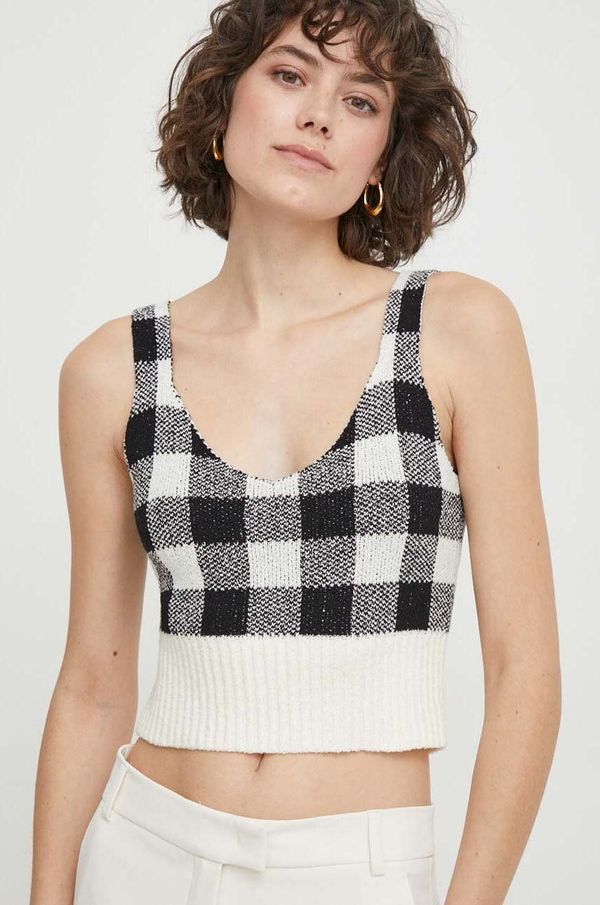 Sisley Top Sisley za žene, boja: crna