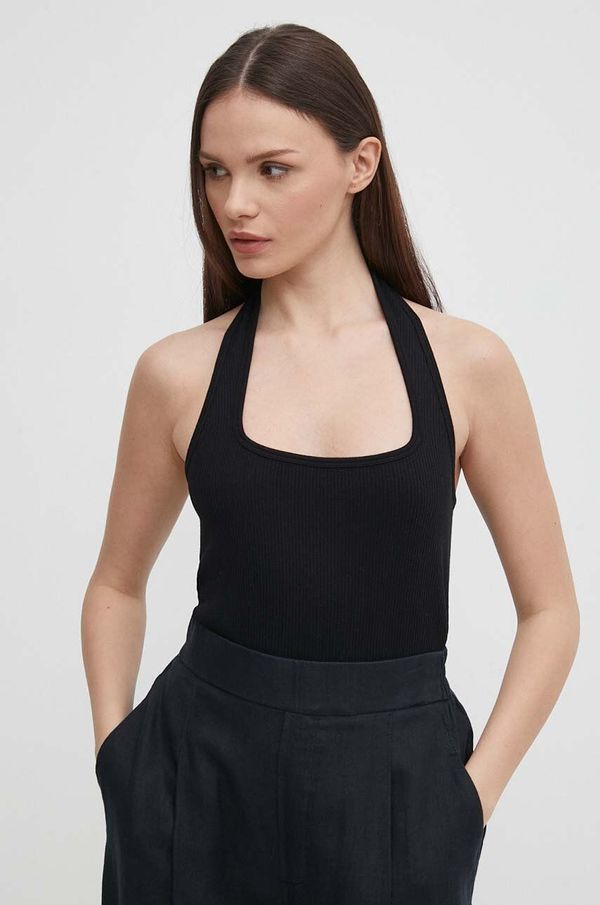 Sisley Top Sisley za žene, boja: crna