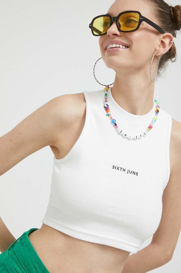 Sixth June Top Sixth June za žene, boja: bijela