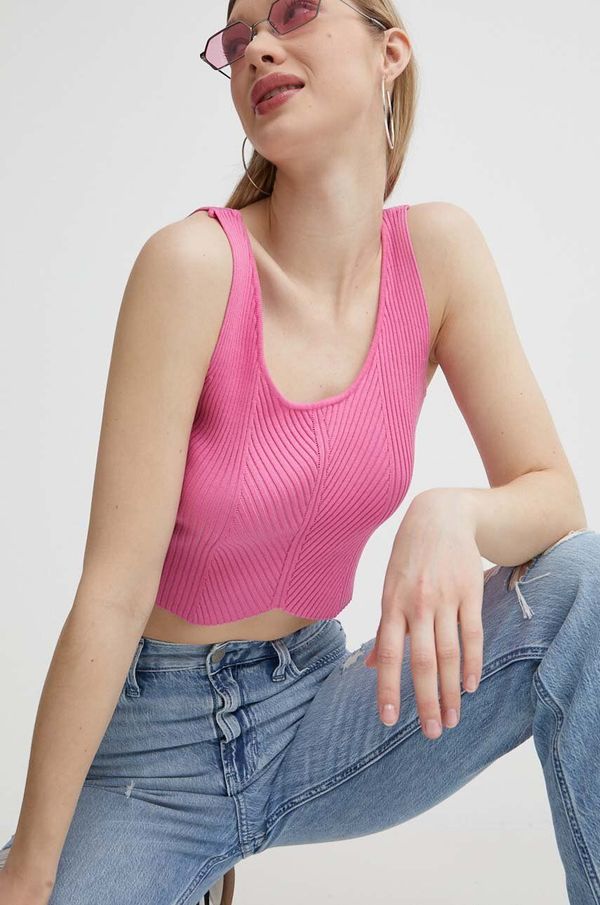 Sixth June Top Sixth June za žene, boja: ružičasta
