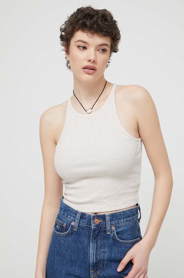 Superdry Top Superdry za žene, boja: bež