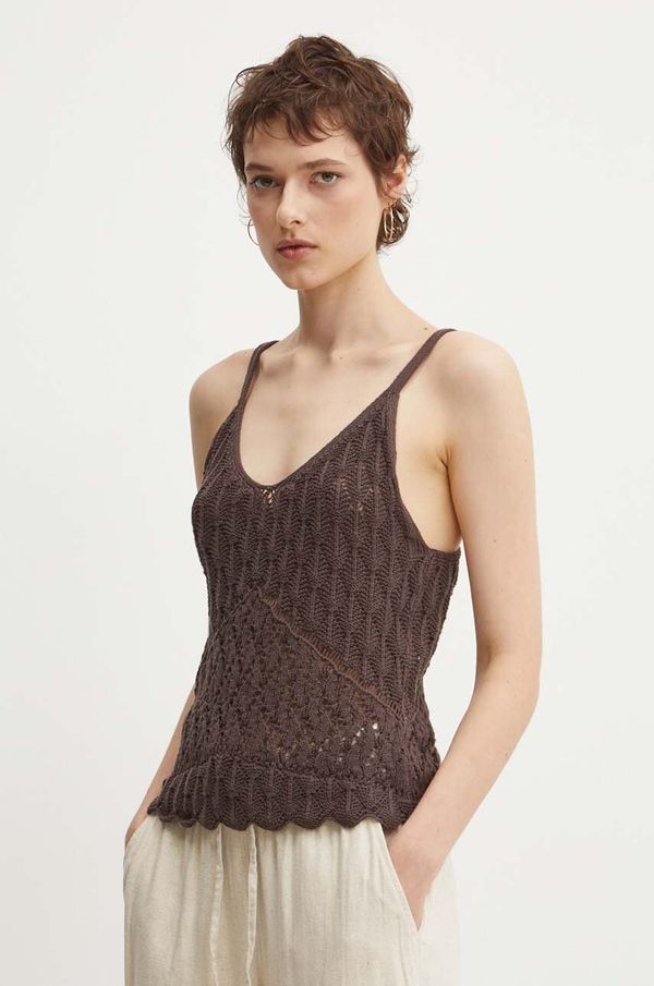 Superdry Top Superdry za žene, boja: smeđa, W6011893A-8PZ