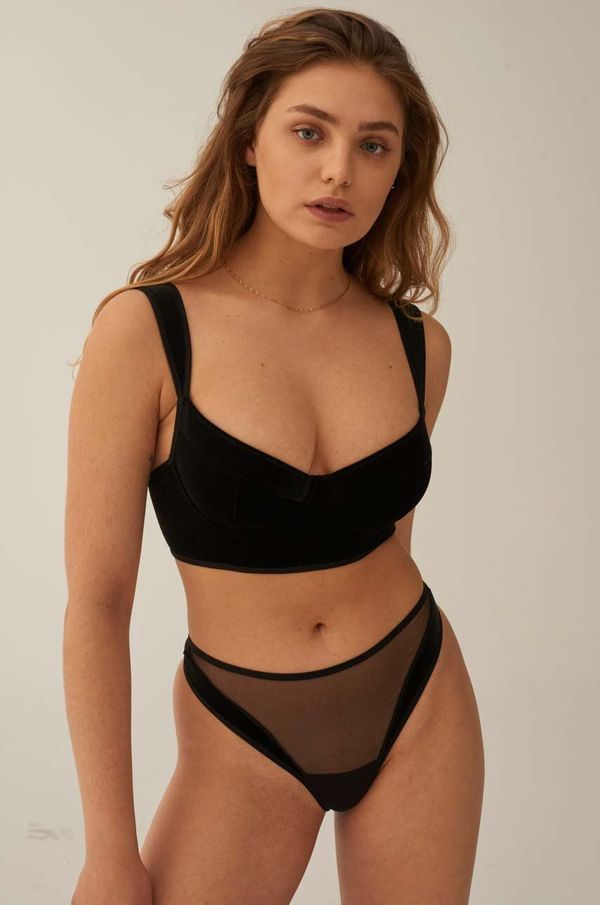 Undress Code Top Undress Code 464 Strong Attitude Top Black boja: crna