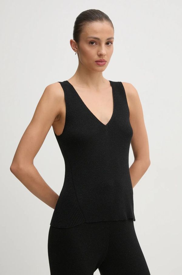 United Colors of Benetton Top United Colors of Benetton za žene, boja: crna, 1194DH016