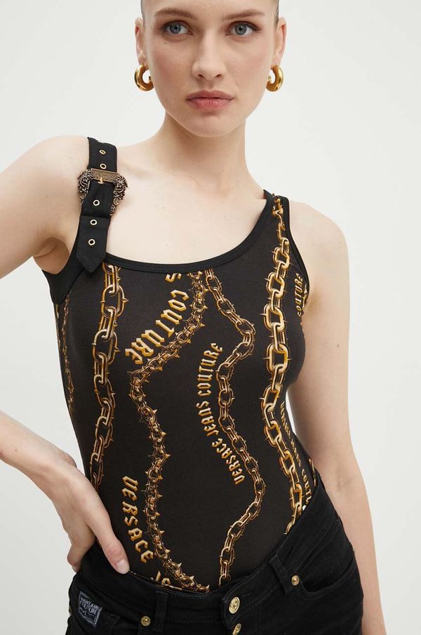 Versace Jeans Couture Top Versace Jeans Couture za žene, boja: crna, 77HAM625 JS423