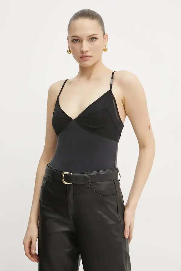 Versace Top Versace Jeans Couture za žene, boja: crna, bez uzorka, 78HAM212 J0190