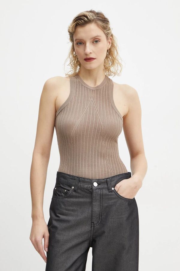 Won Hundred Top Won Hundred za žene, boja: smeđa, 3423-11006