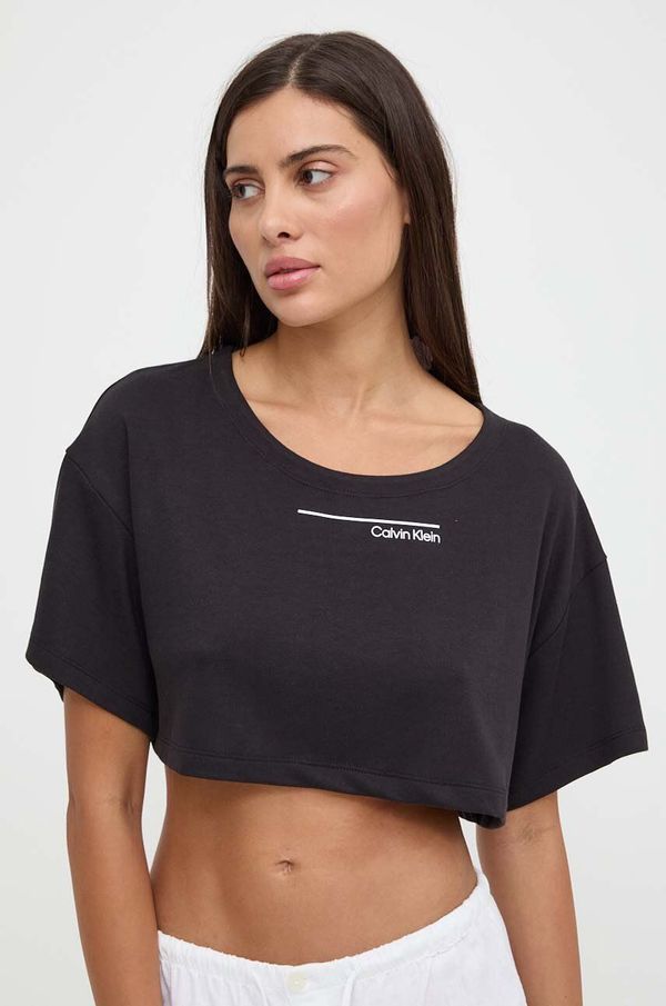 Calvin Klein Top za plažu Calvin Klein boja: crna, KW0KW02478