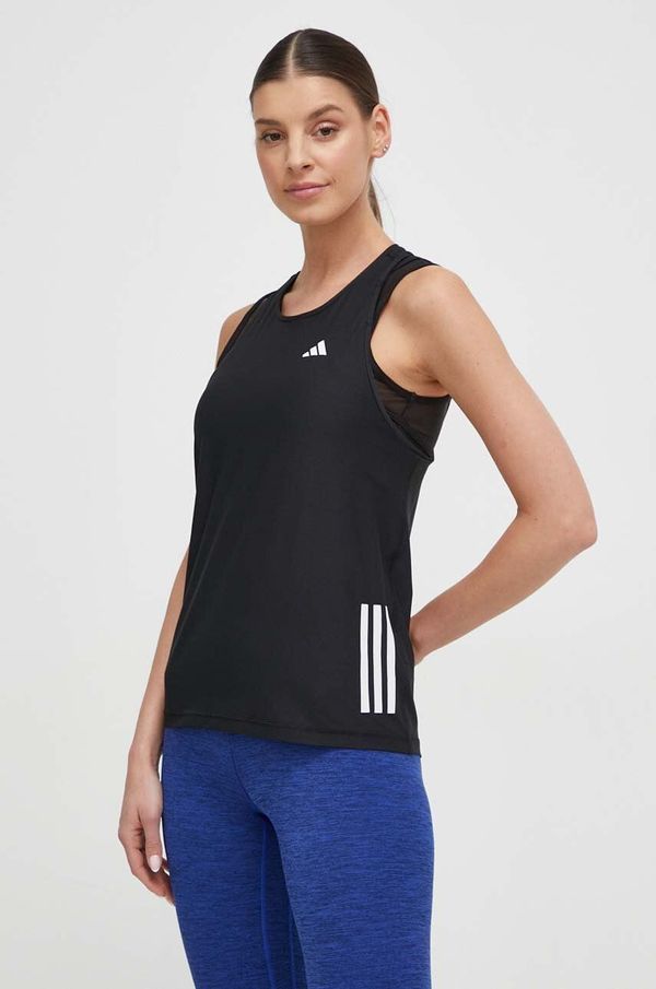 adidas Performance Top za trčanje adidas Performance Own the Run boja: crna