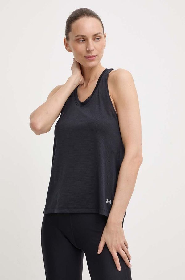 Under Armour Top za trčanje Under Armour Launch boja: crna