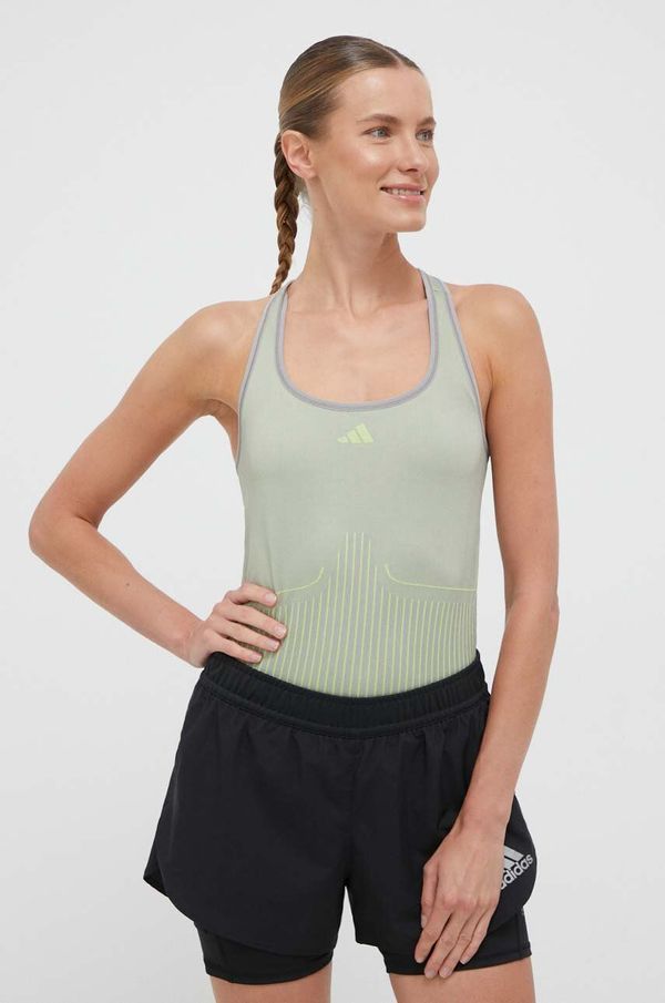 adidas Performance Top za trening adidas Performance boja: zelena