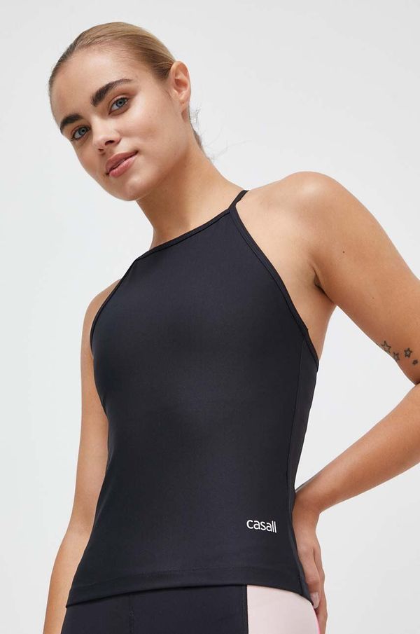 Casall Top za trening Casall Built-In-Bra boja: crna