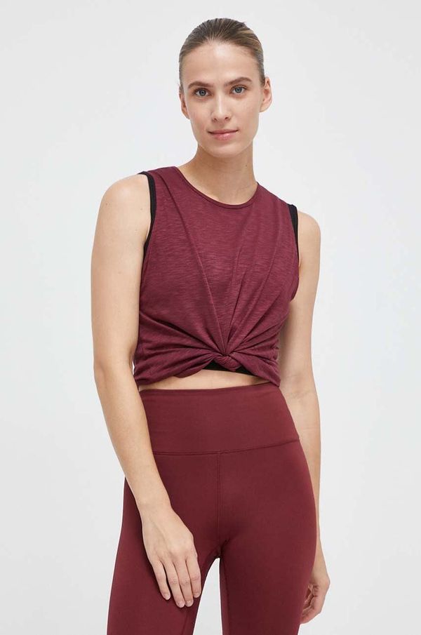 Casall Top za trening Casall Soft Texture boja: bordo