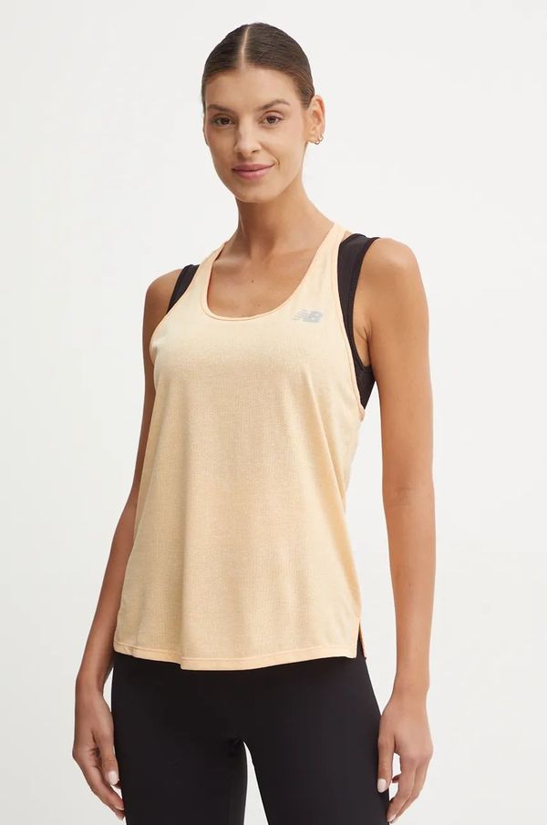 New Balance Top za trening New Balance Athletics boja: narančasta, WT41250PRE