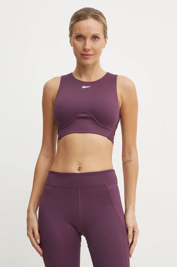 Reebok Top za trening Reebok Contour Crop boja: bordo, 100206429