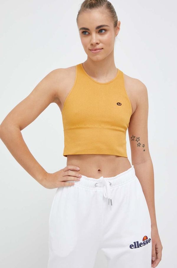 Rip Curl Top za trening Rip Curl boja: žuta, glatki model