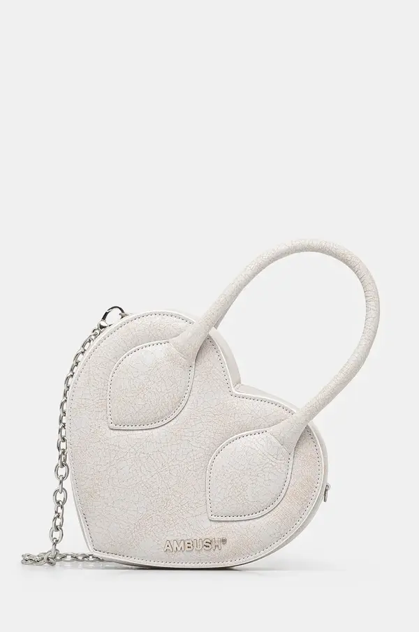 Ambush Torba AMBUSH Crackle Heart Top Handle Bag
