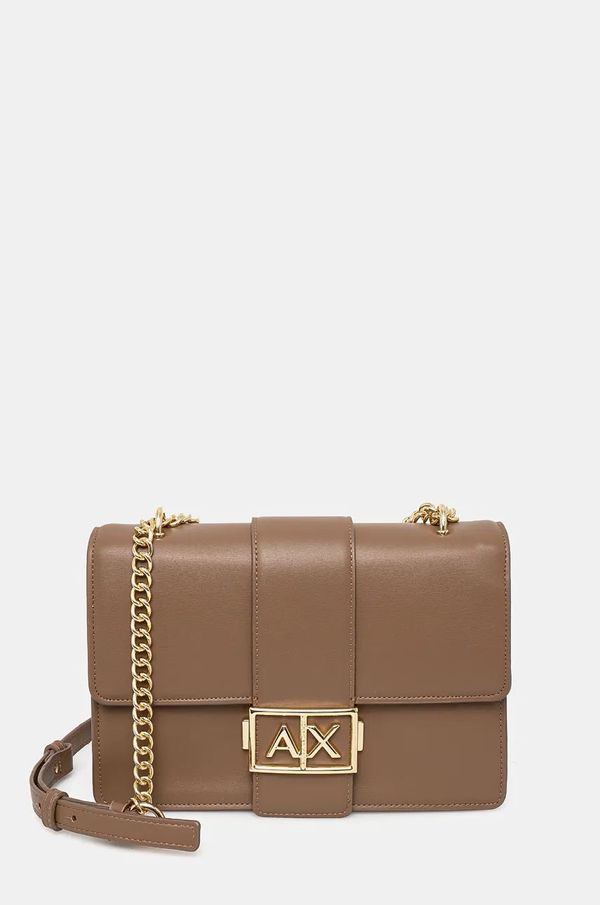 Armani Exchange Torba Armani Exchange boja: smeđa, 949167 4F786
