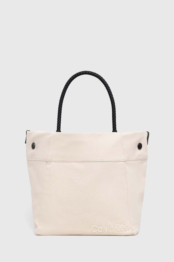 Calvin Klein Torba Calvin Klein boja: bež, K60K611646