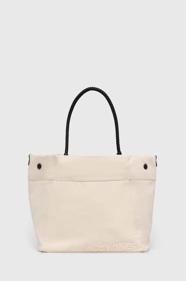 Calvin Klein Torba Calvin Klein boja: bež, K60K611647