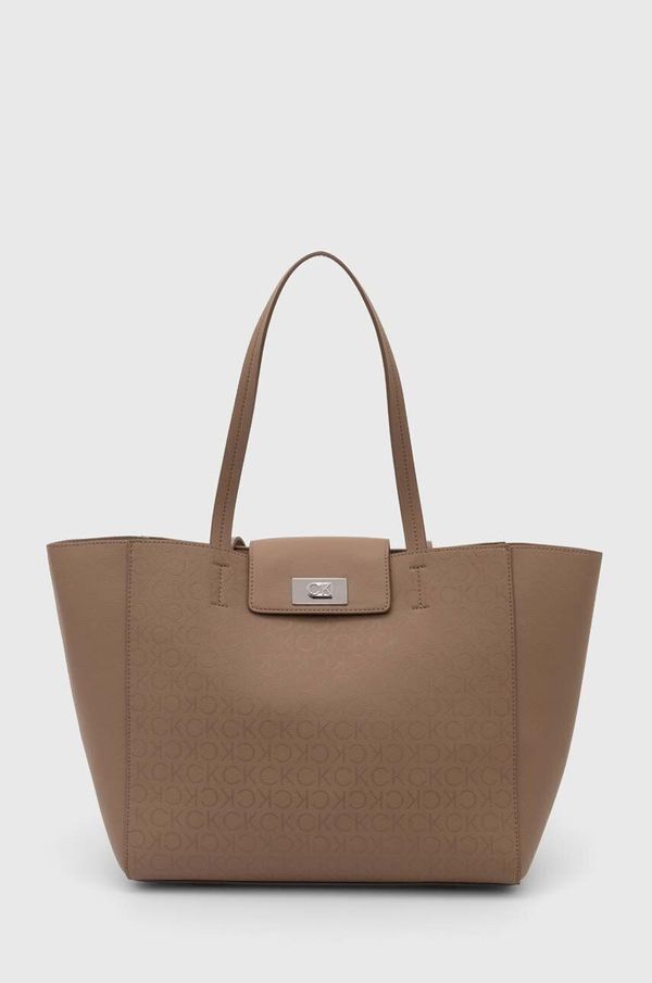 Calvin Klein Torba Calvin Klein boja: bež, K60K612147