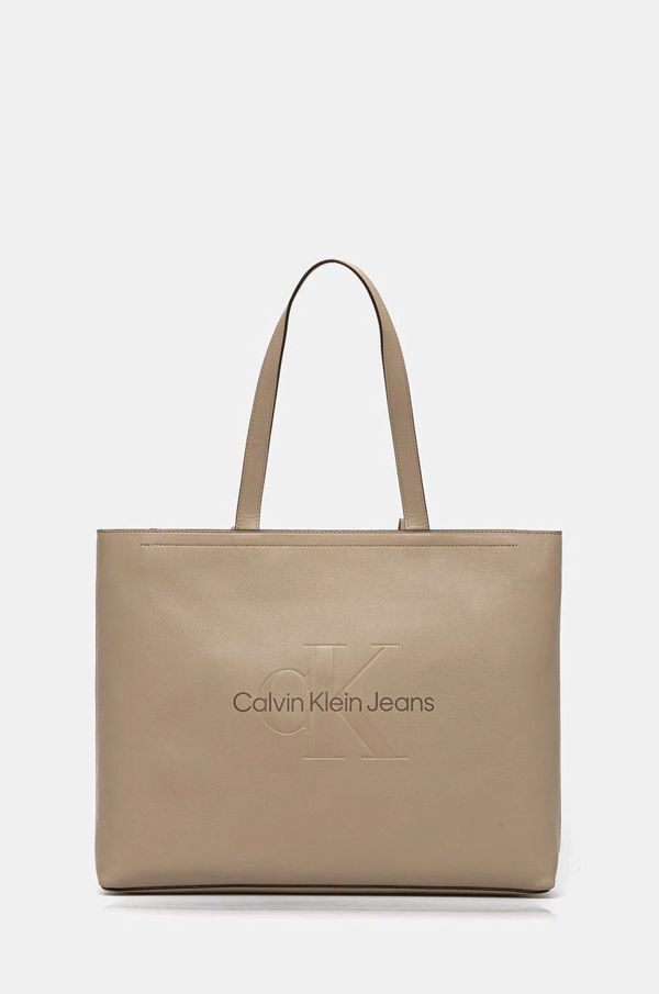 Calvin Klein Jeans Torba Calvin Klein Jeans boja: bež, K60K612222