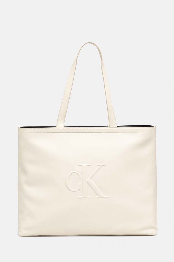 Calvin Klein Jeans Torba Calvin Klein Jeans boja: bež, K60K612724