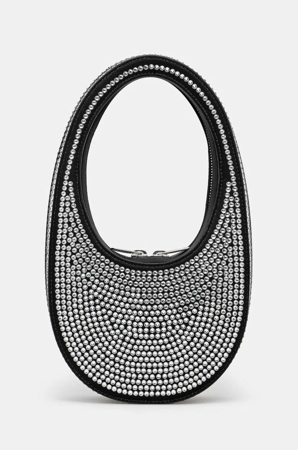 coperni Torba Coperni Crystal-Embellished Mini Swipe boja: crna, COPBA01BIS455