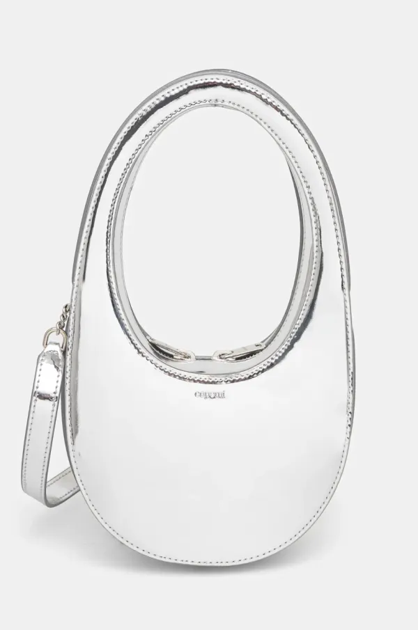 coperni Torba Coperni Mirrored Crossbody Mini Swipe boja: srebrna, COPBA38BISF6005