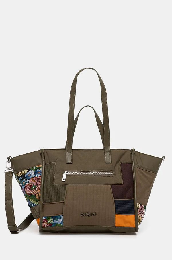 Desigual Torba Desigual CAMO PATCH GUIM boja: zelena, 24WAXA29