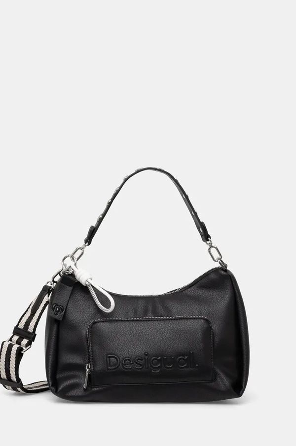 Desigual Torba Desigual HALF LOGO MAYARI MAXI boja: crna, 24WAXP97