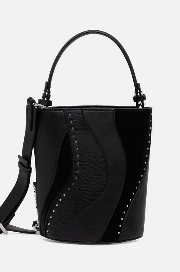 Desigual Torba Desigual KAHLO CUMBAL MICRO boja: crna, 24WAXP87