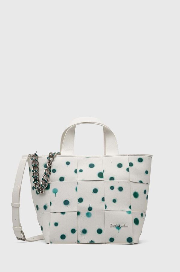 Desigual Torba Desigual NEW SPLATTER VALDIVIA boja: bijela, 24SAXP60