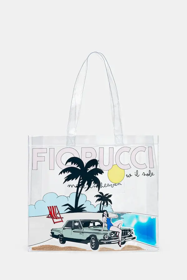 Fiorucci Torba Fiorucci Beach Print Pvc Tote