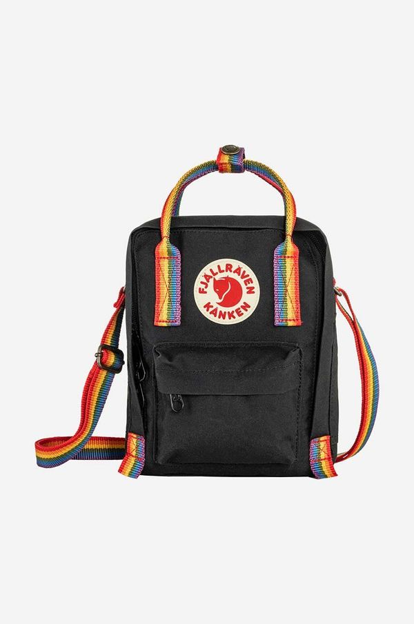 Fjallraven Torba Fjallraven Kanken Rainbow Sling boja: crna, F23623.550.907-907