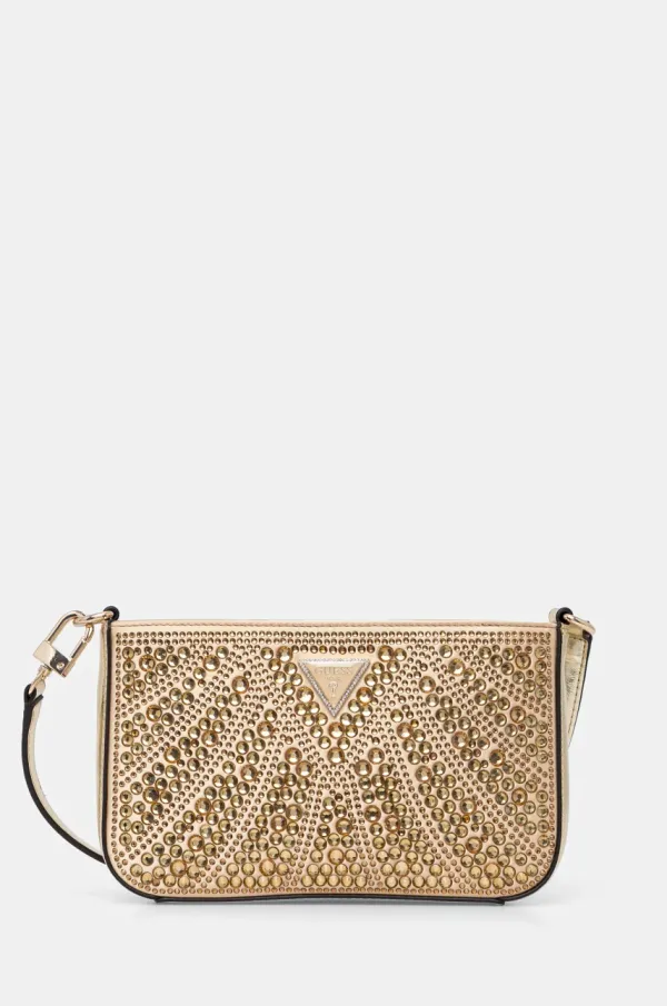 Guess Torba Guess BEAUVOIR boja: zlatna, HWXG95 28720